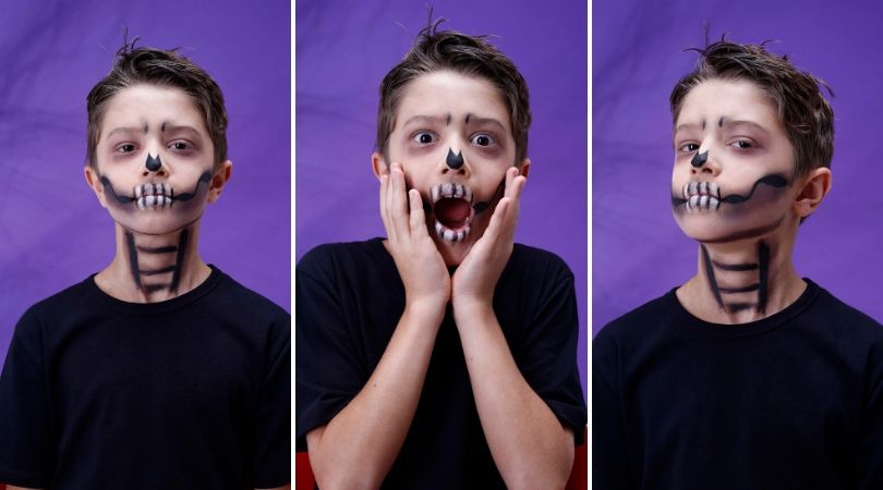 Halloween: saiba como fazer maquiagem infantil de caveira